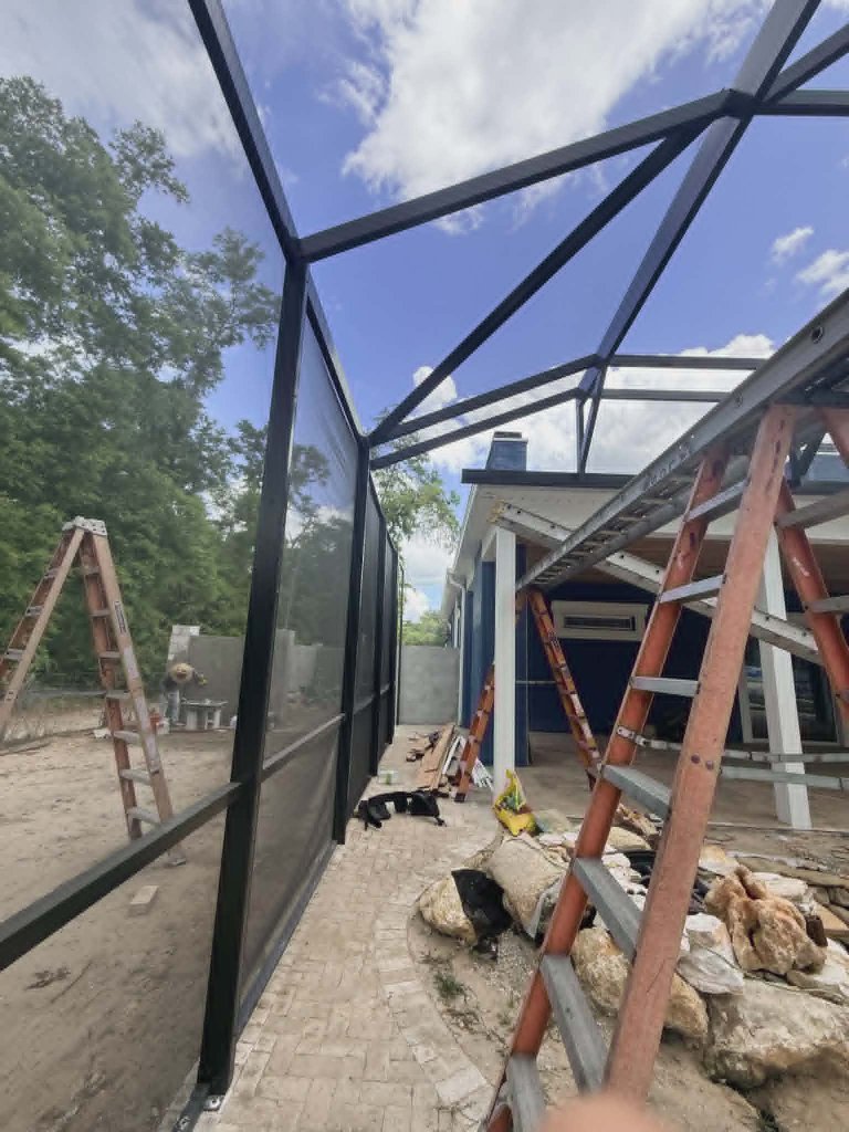 Aluminum pool enclosure contractor in Lake Helen FL
