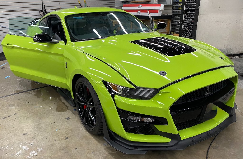 Green Mustang PPF
