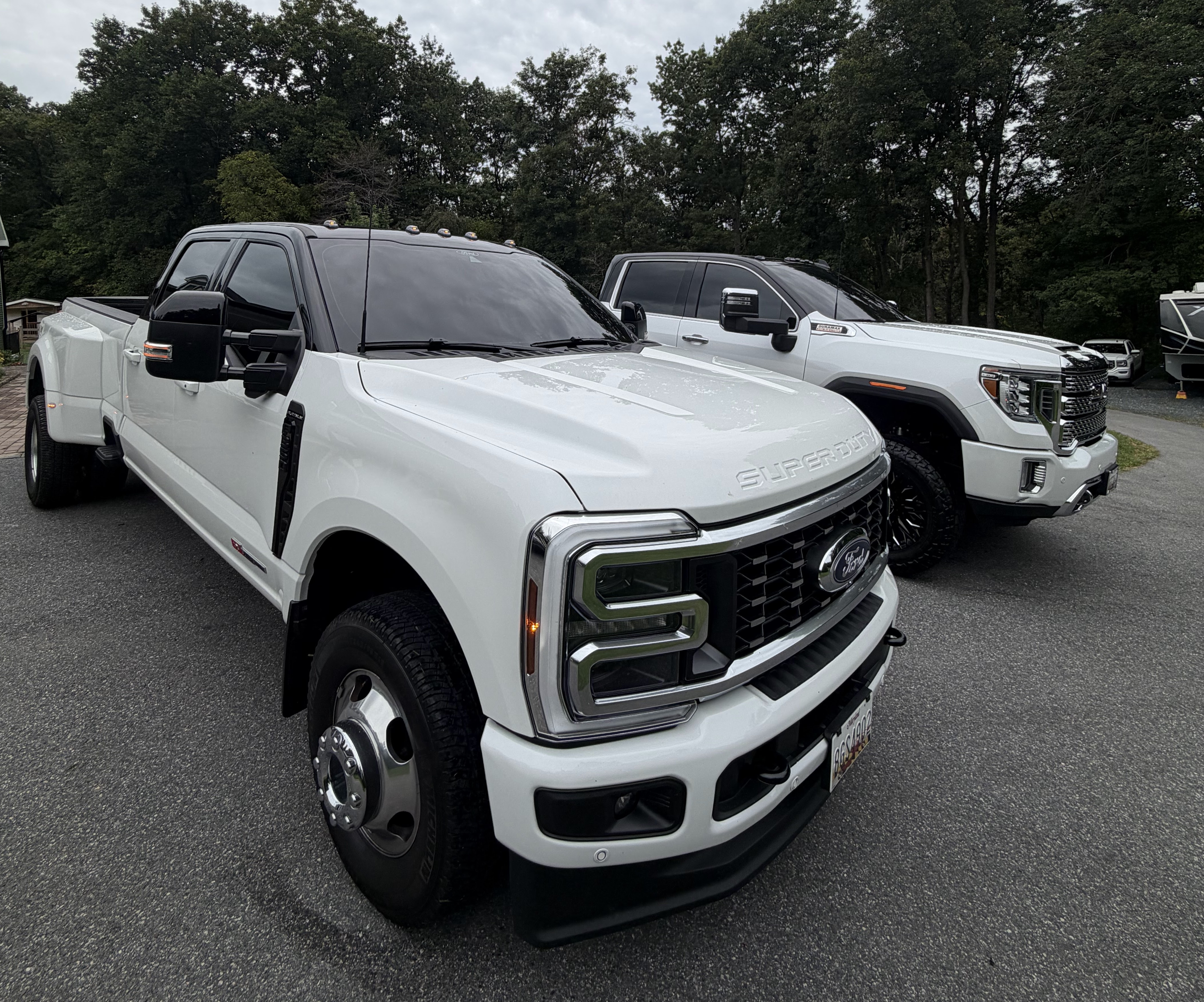 2025 F350 Panda wrap full tint
