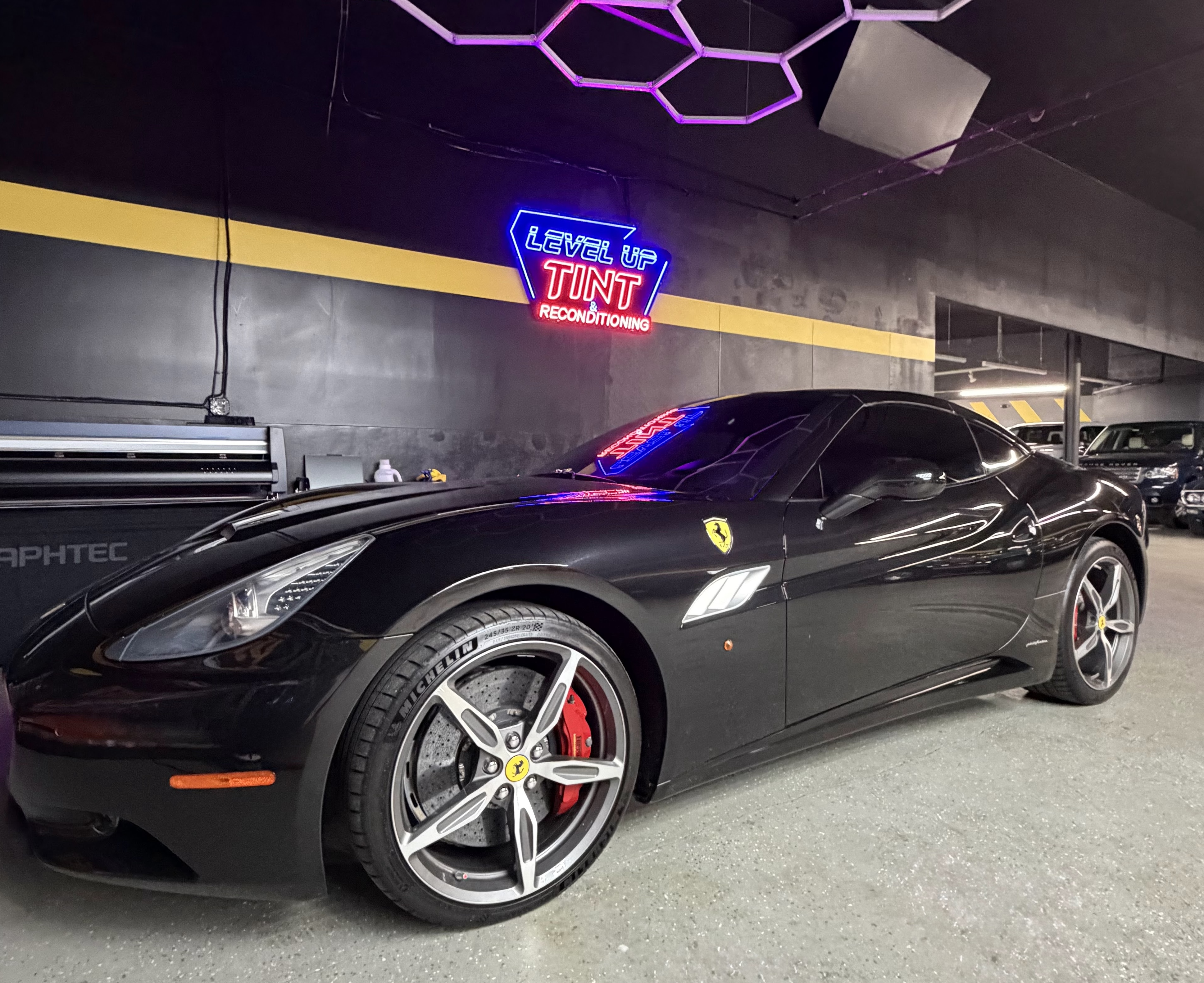 Luxury car window tinting