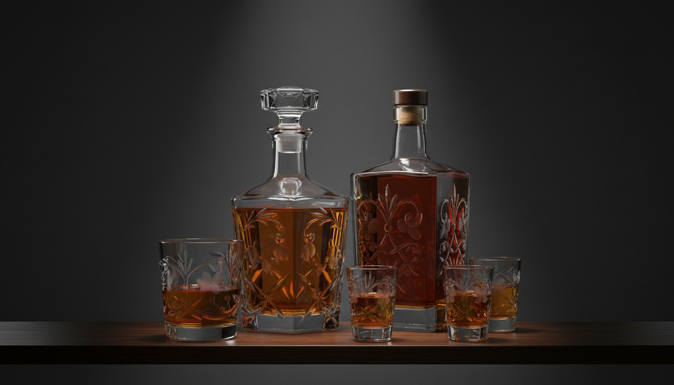 Gallery of engraved glassware