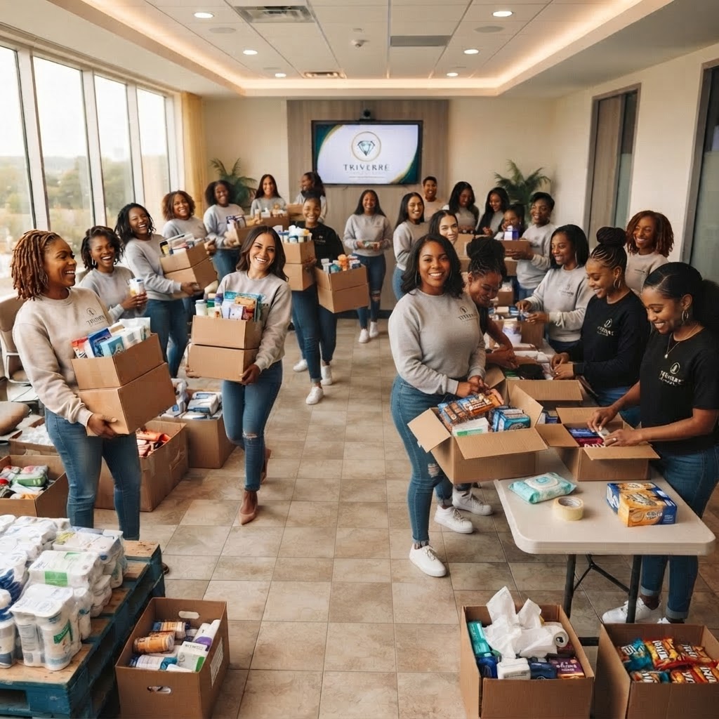 Triverre Institute September 2025 Community Service Day — Comfort Kit Assembly