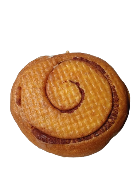 The Big Back Baby Cinnamon Roll close-up