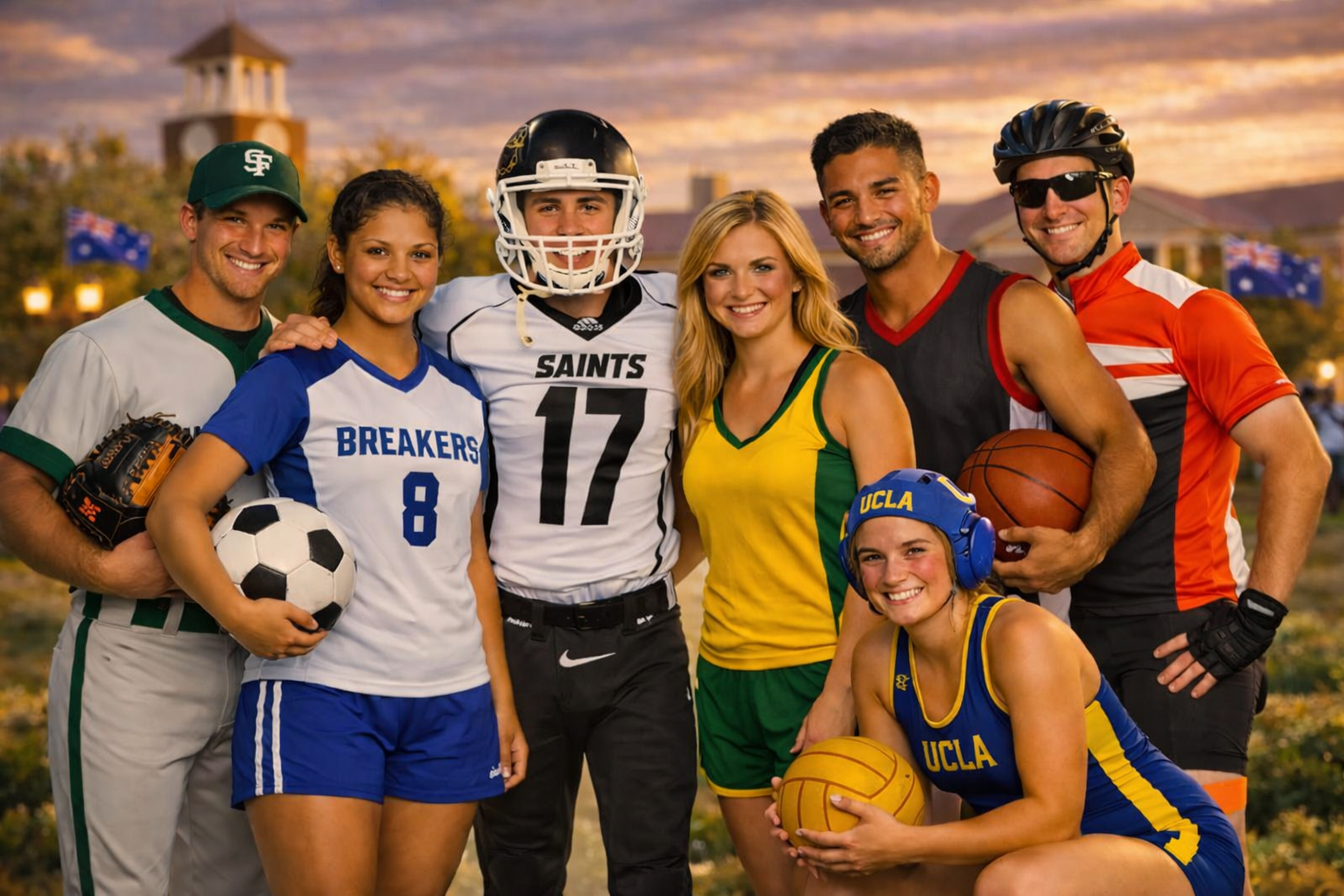 Australian and New Zealand student athletes heading to USA colleges