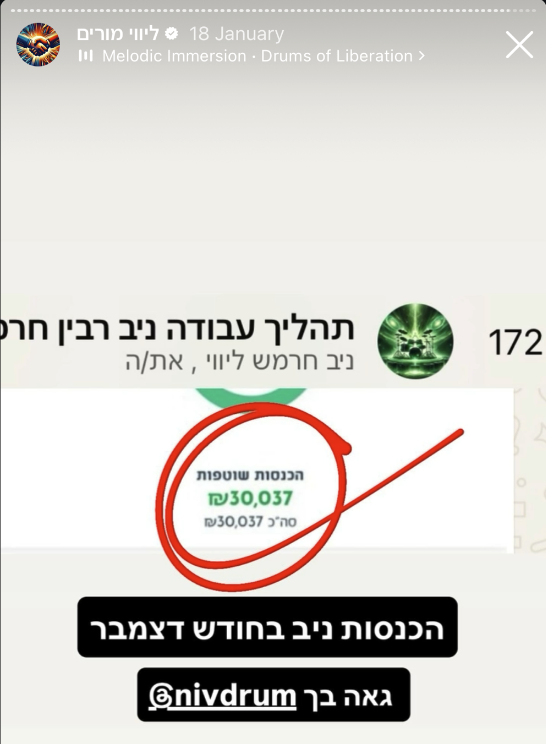 תוצאות אמיתיות של מורה — צילום מסך