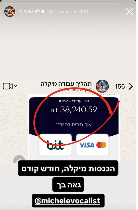 תוצאות אמיתיות של מורה — צילום מסך