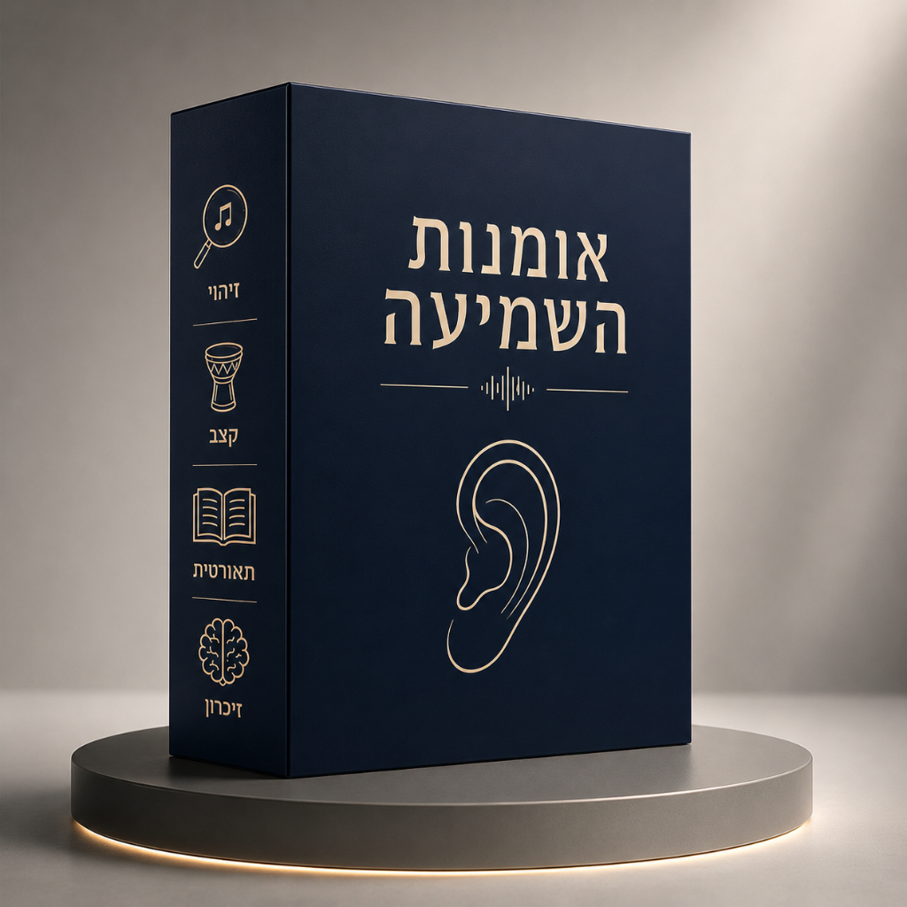פיתוח שמיעה — מהיסודות לרמה מקצועית
