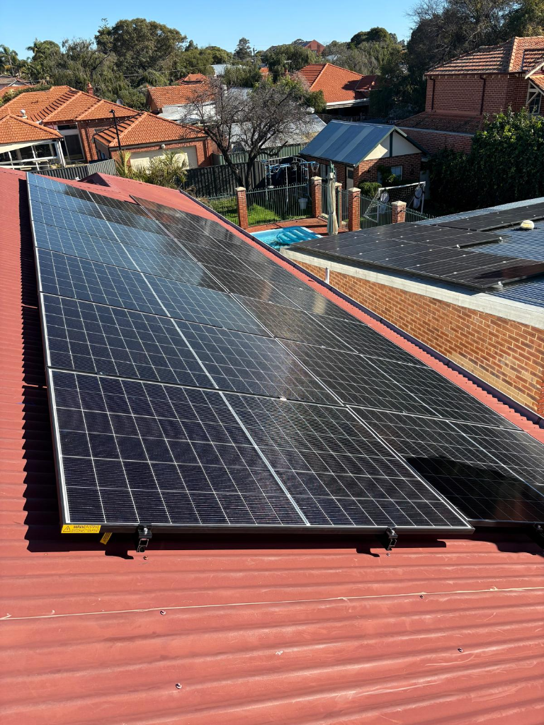 Solar and Battery — Corrugated Roof Solar