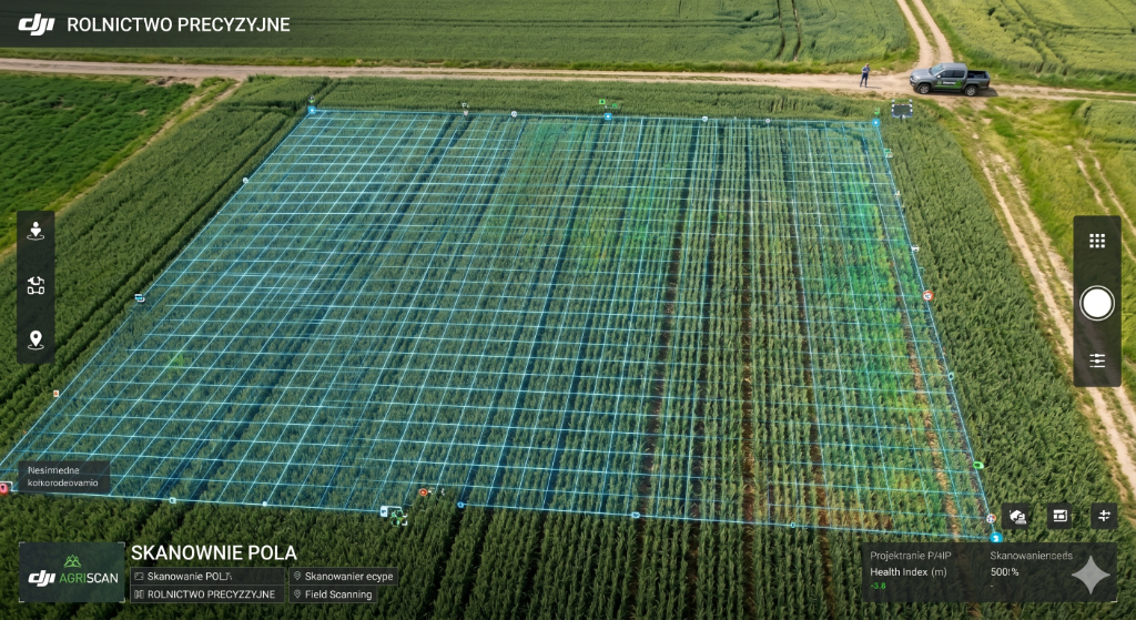 Drone mapping agricultural fields