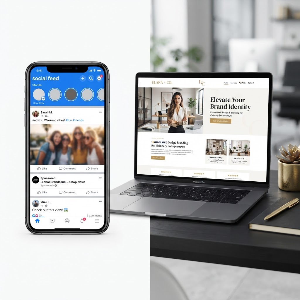 Why Facebook Isn't Your Website — article from Sites by Sie web design blog