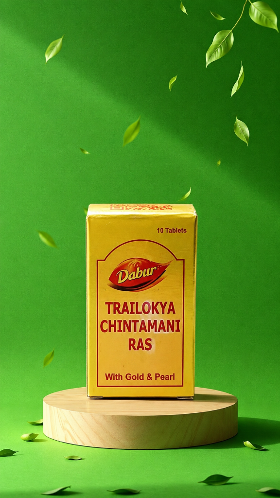Dabur Trailokya Chintamani Ras (With Gold & Pearl)