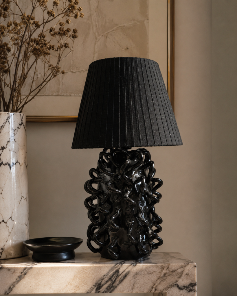 Lampada Intreccio Nera