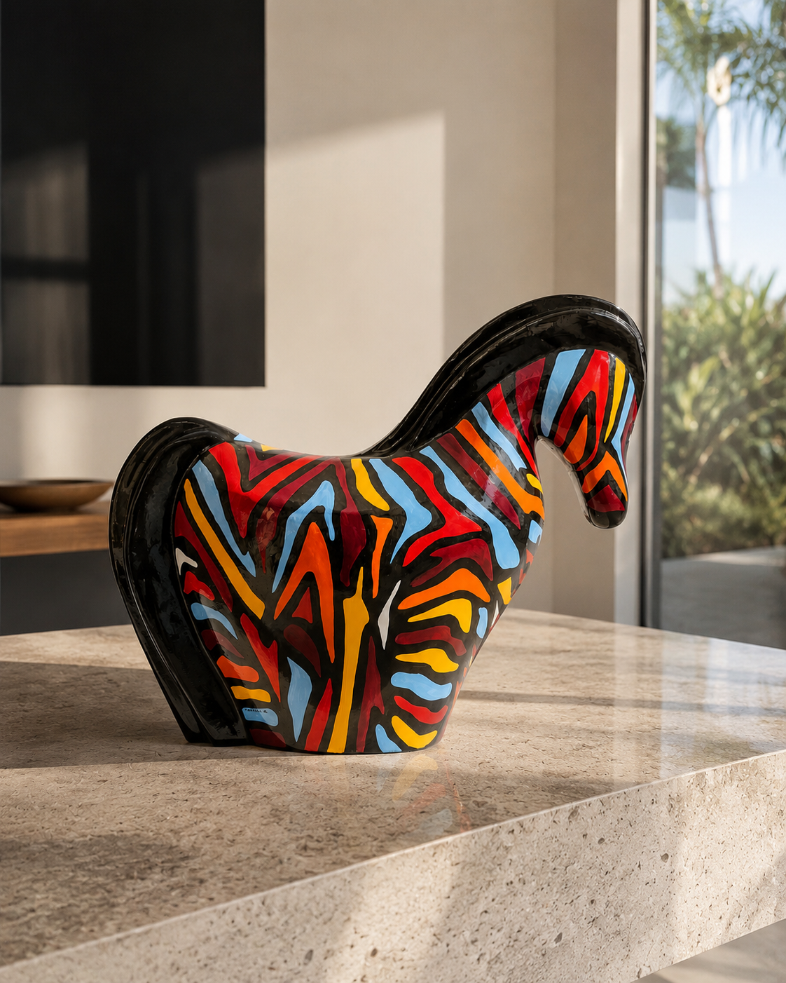 Cavallo multicolore
