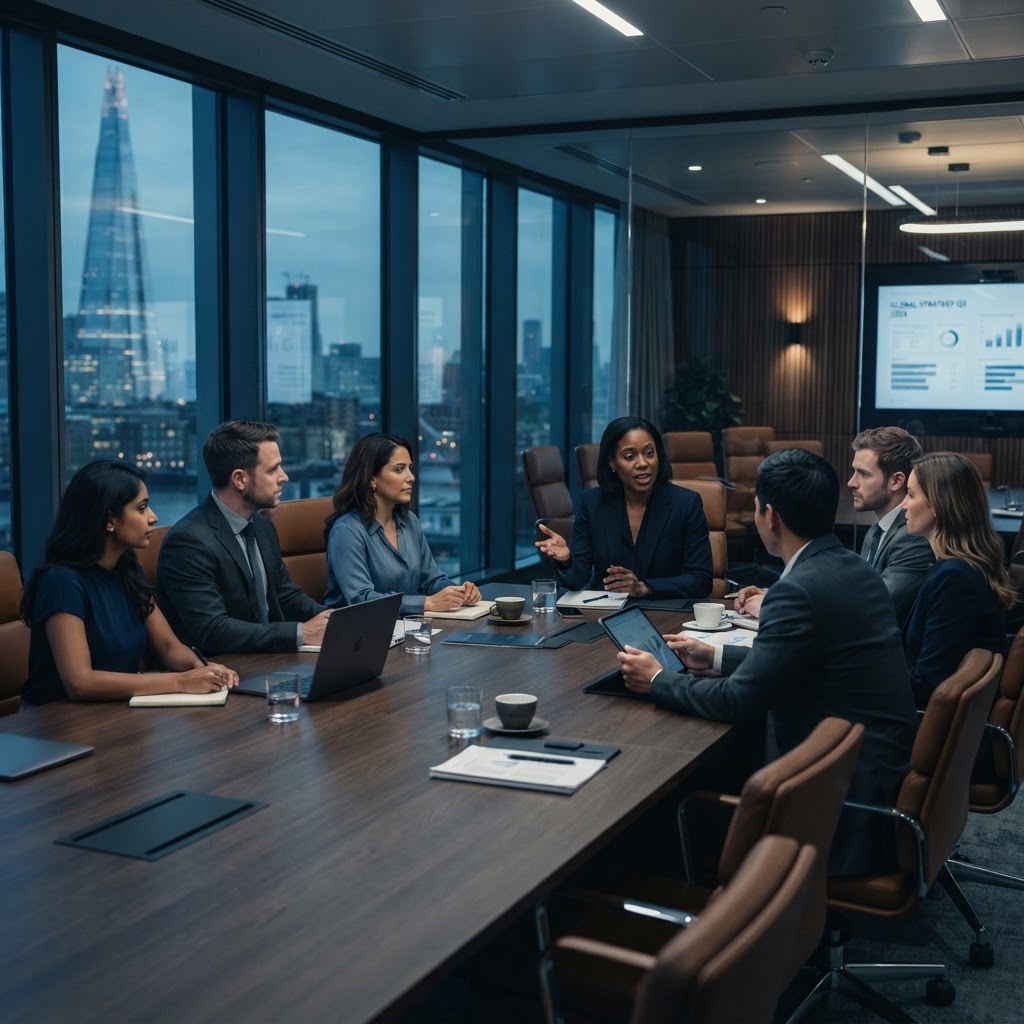 Corporate team