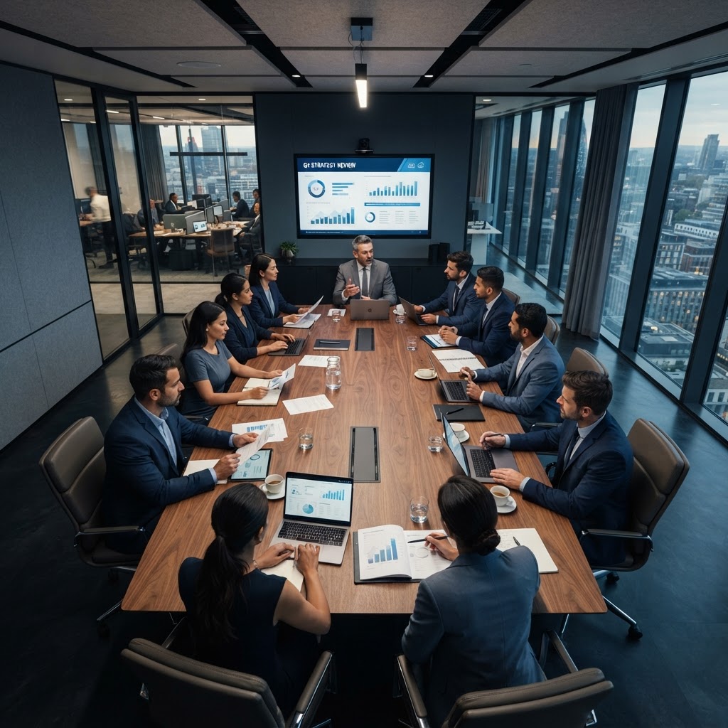 Boardroom meeting