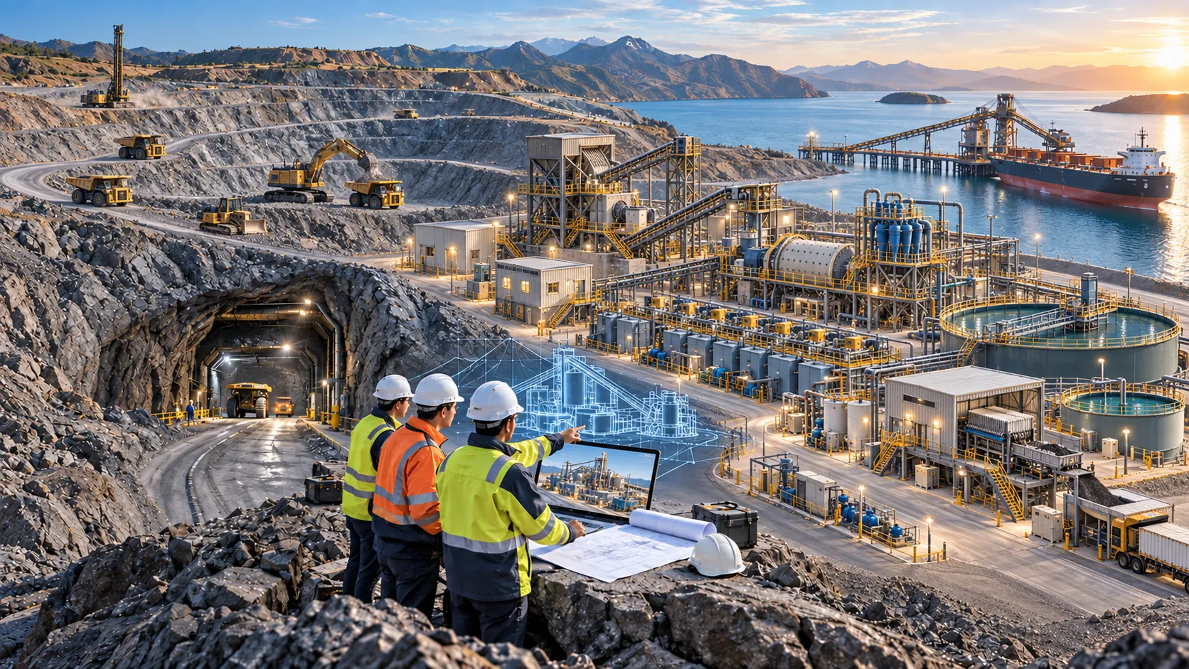 TAUGHI mining, equipment and commodity trade operations