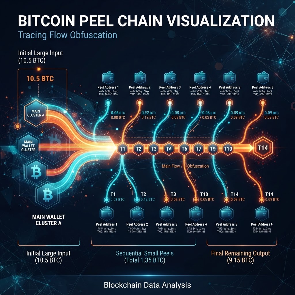 Peel Chains Explained: How Investigators Follow Bitcoin Laundering