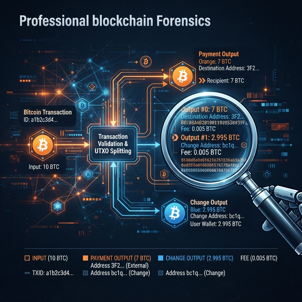 Change Address Detection: A Key Bitcoin Forensic Technique