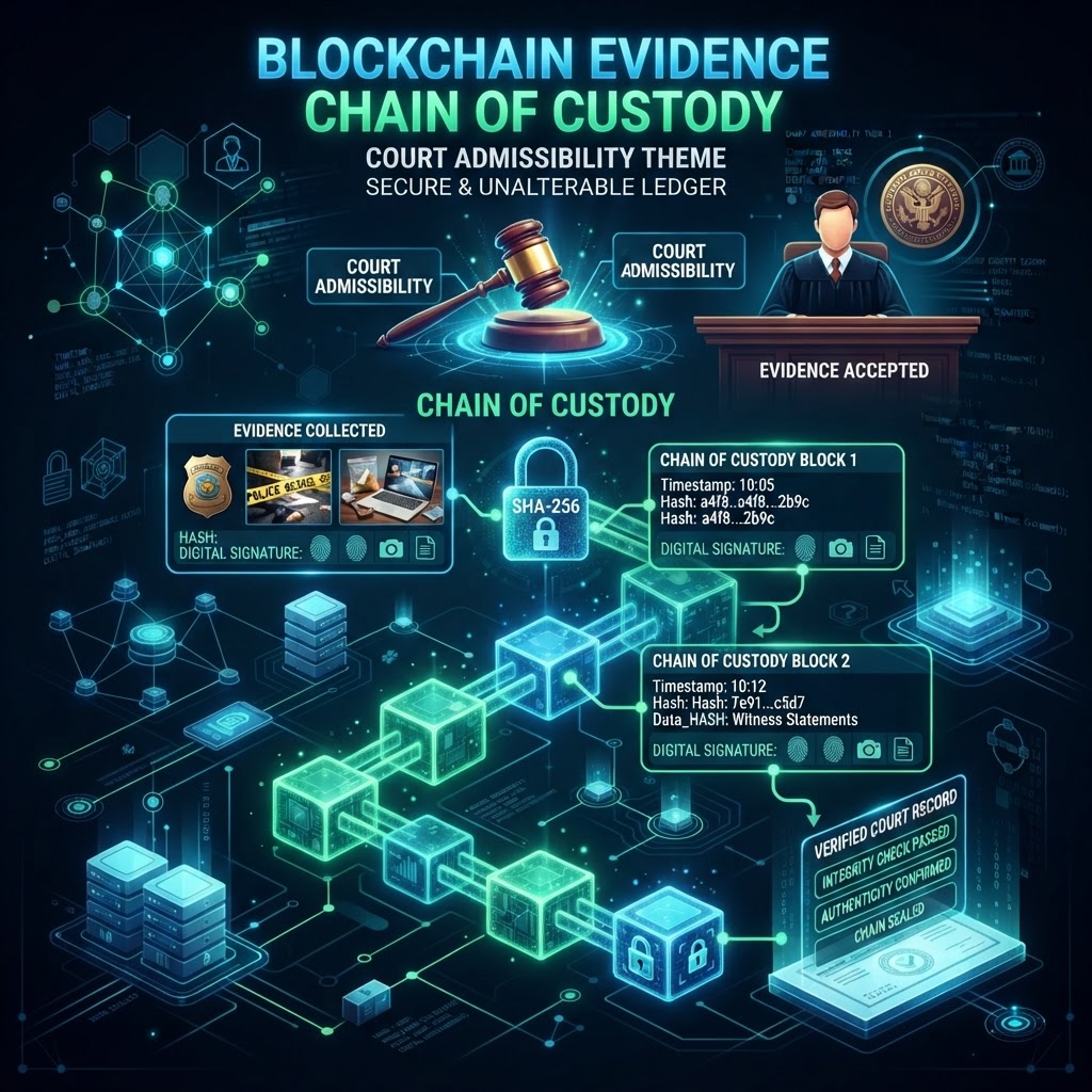 Chain of Custody for Blockchain Evidence: Court-Admissible Forensics