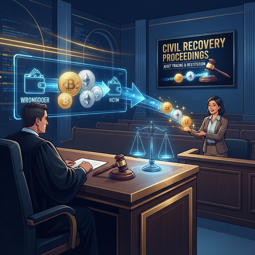 Civil Recovery of Stolen Cryptocurrency: What Victims Need to Know