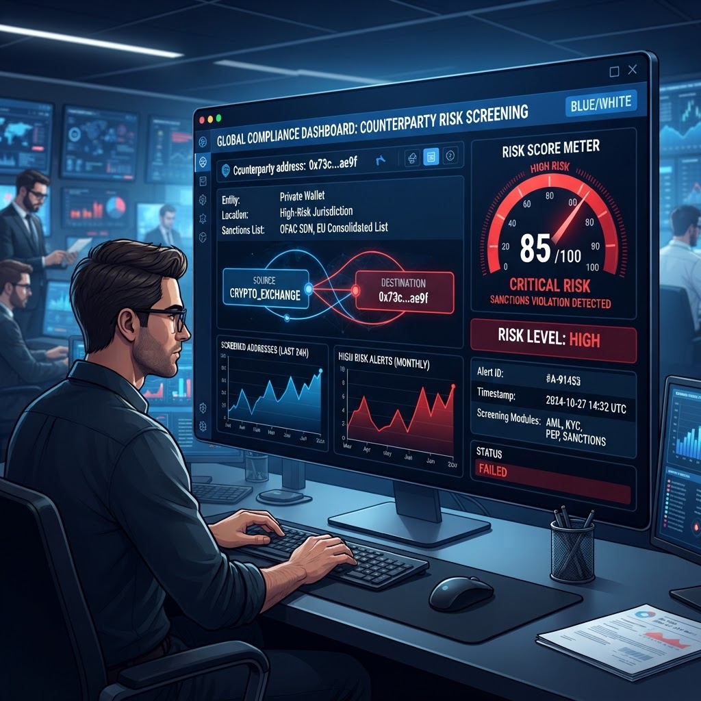 Sanctions Risk Scoring: How Exchanges Screen Counterparties