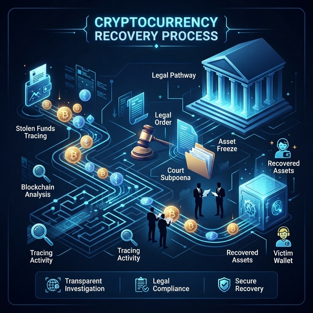 How to Recover Stolen Crypto: Legal Pathways and On-Chain Evidence