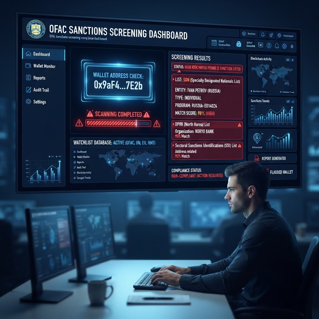 OFAC Sanctions Screening for Crypto: A Compliance Guide