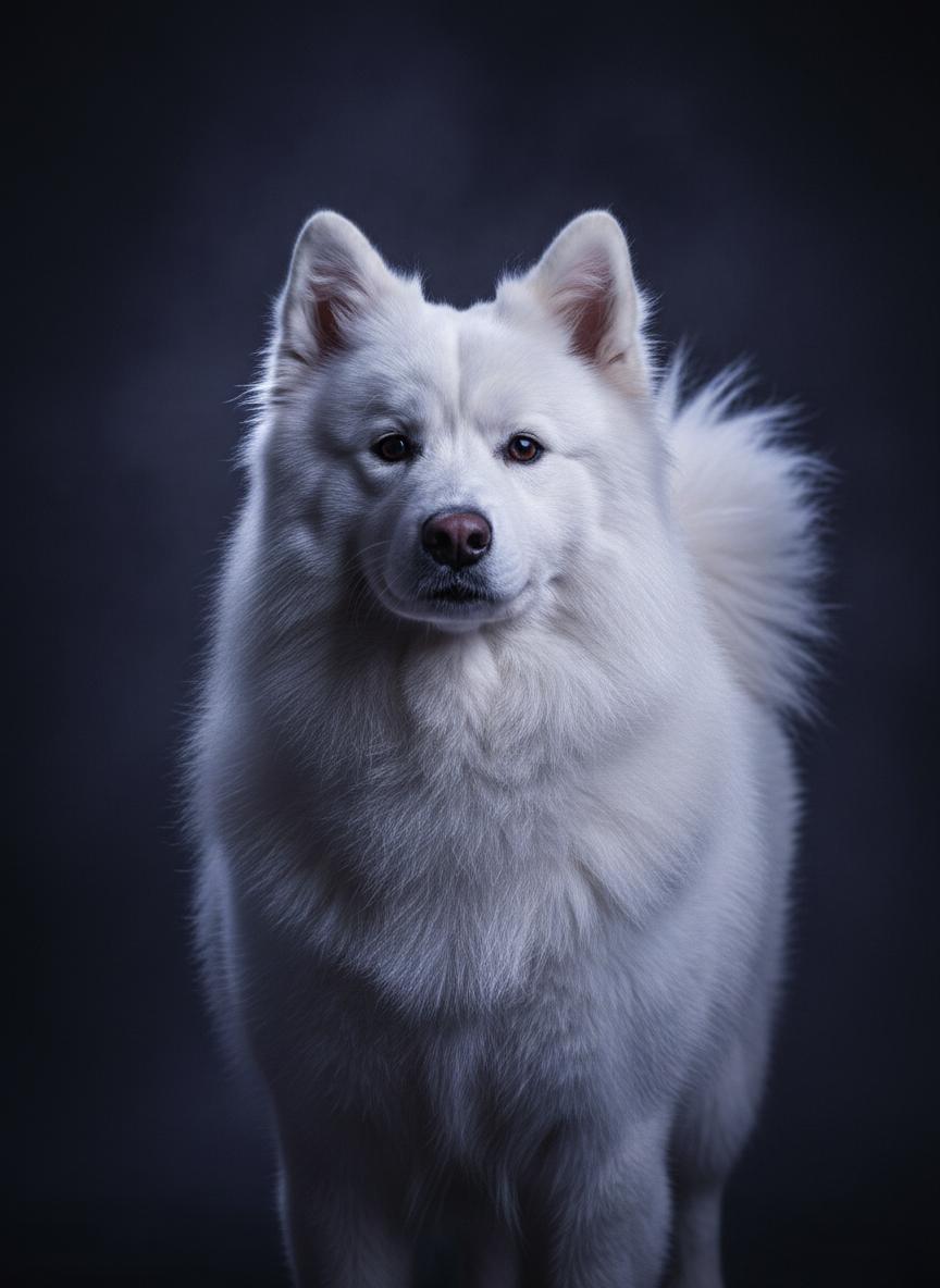 Adult Spitz portrait