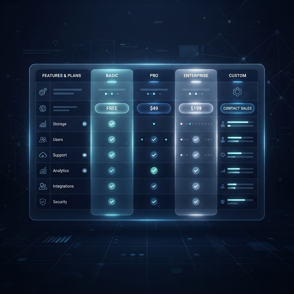 Sortly vs inFlow vs TrackItWeekly: Feature & Pricing Comparison Matrix