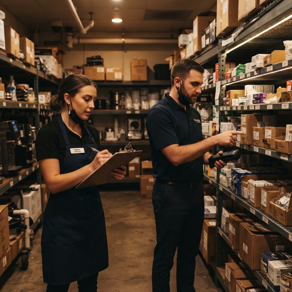 Staff training for inventory counts