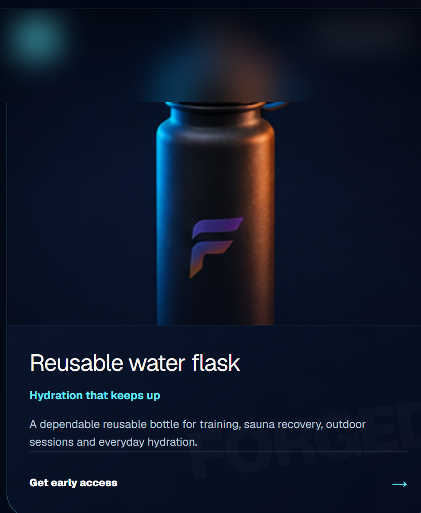 Reusable water flask