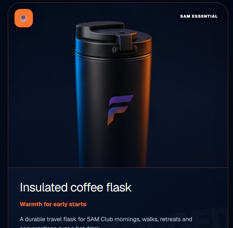 Insulated coffee flask