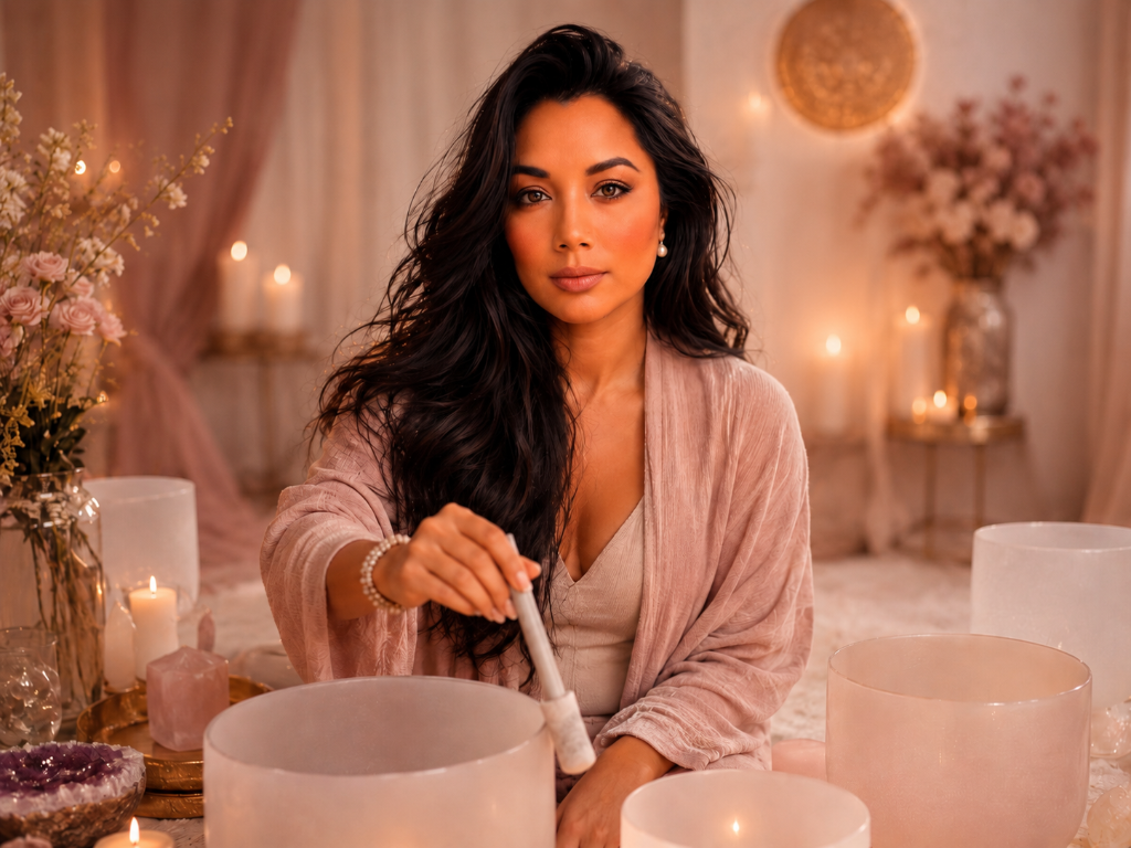 Jen Marie Cliff — sound healing with crystal bowls in Roanoke VA