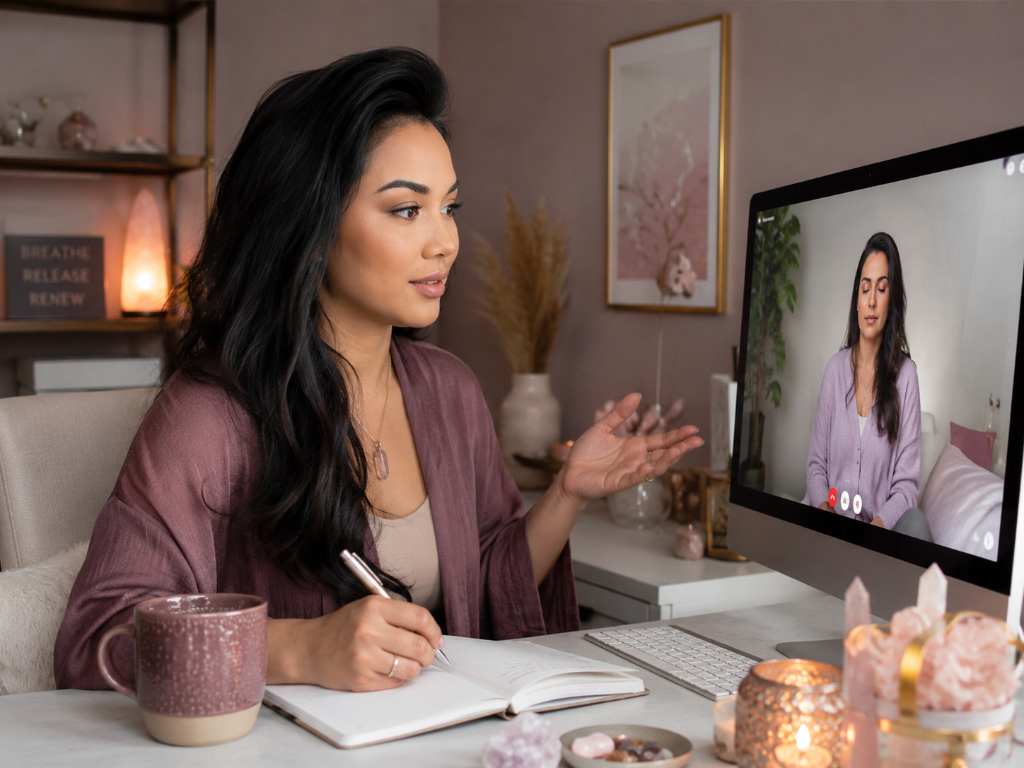 Virtual intuitive guidance and mentorship session