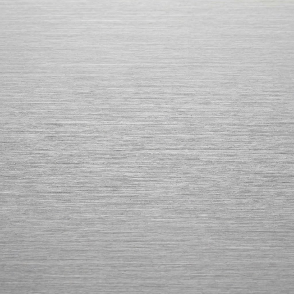 Close-up of brushed aluminum