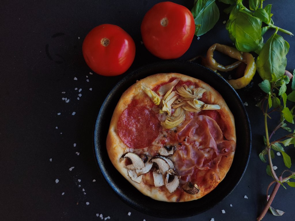 Pizza Vier Jahreszeiten – Santa Farina Mosbach