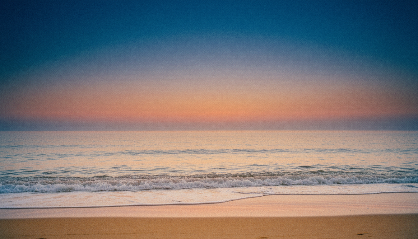 Romantic Mediterranean seascape