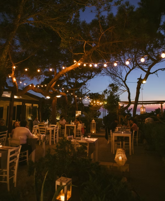Twilight aperitivo at La Spiaggia, Sabaudia