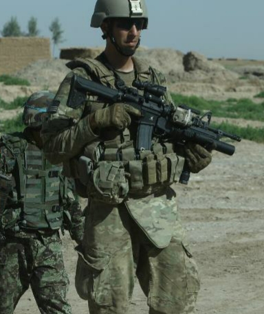 James Faust in Afghanistan