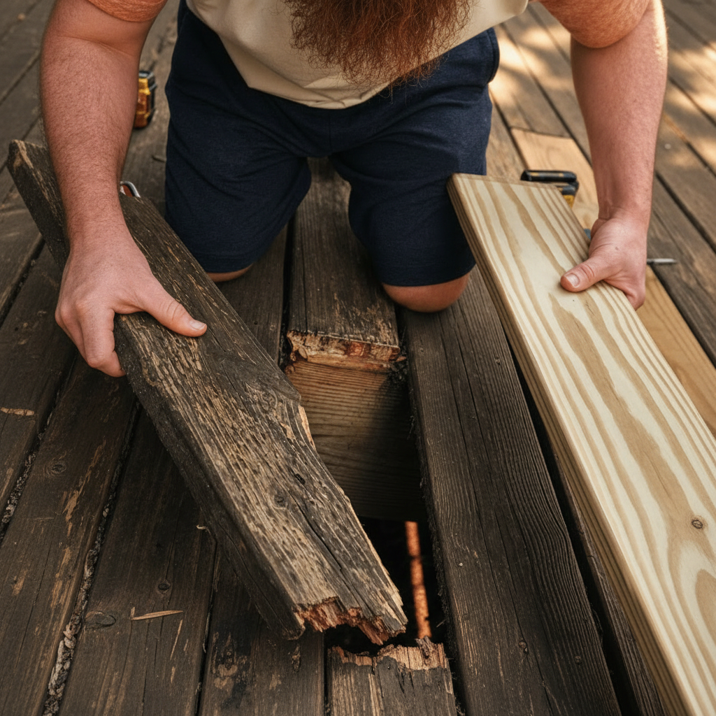 Exterior wood repair