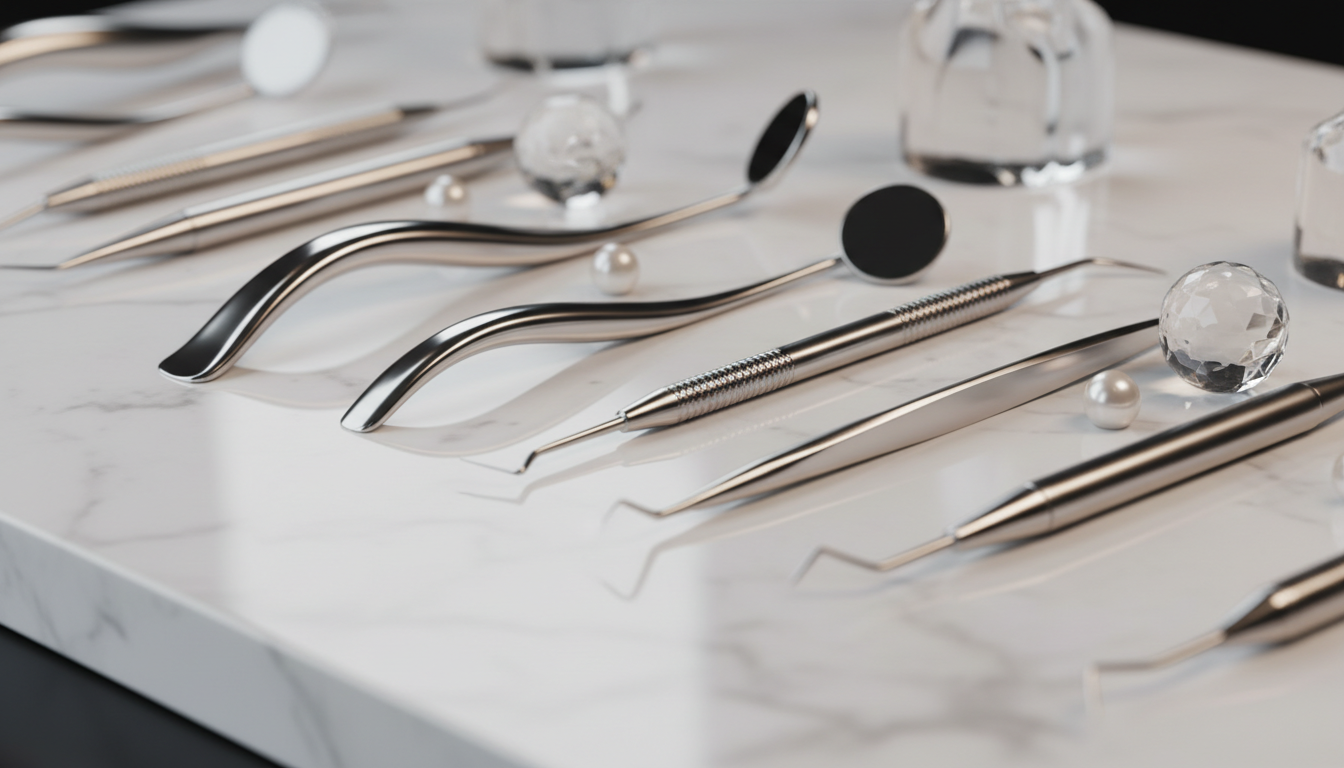 Precision dental instruments in architectural lighting