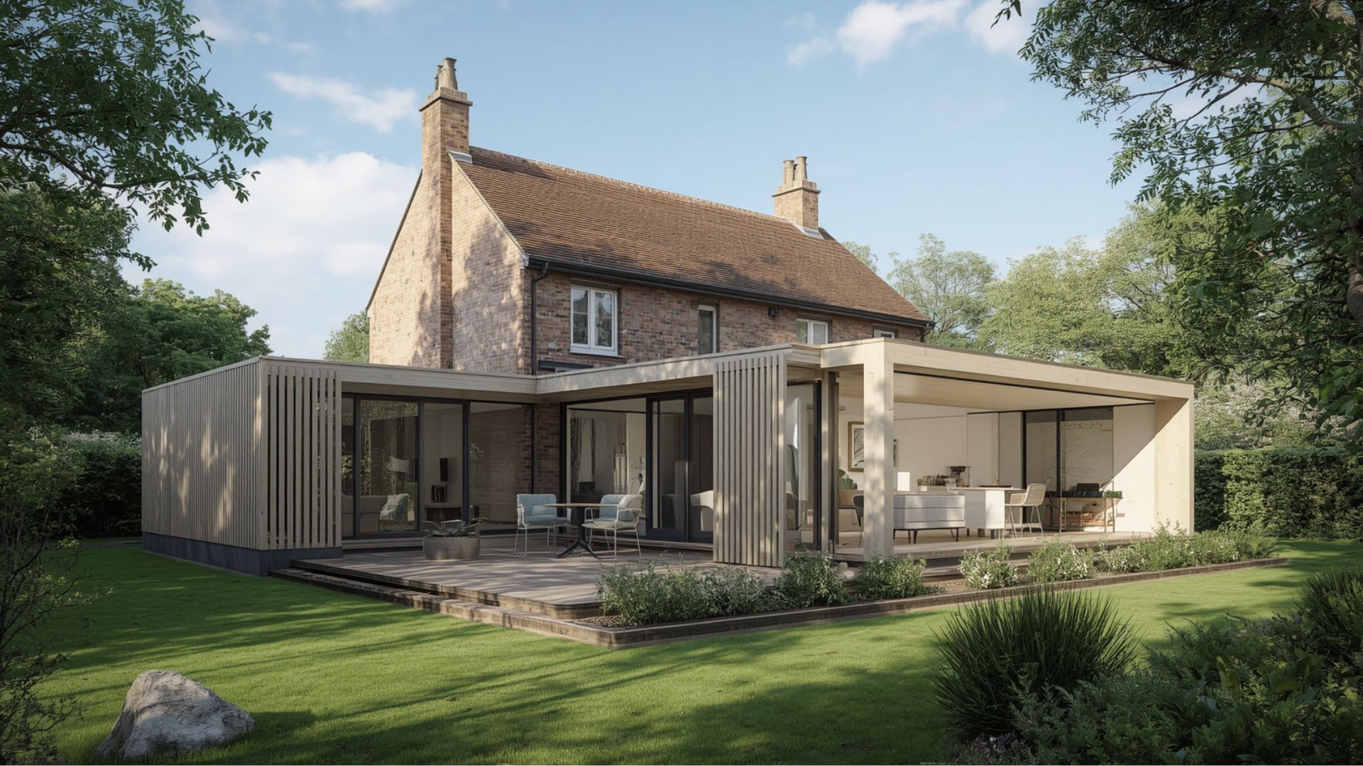 L-shaped wrap-around in Overton, Hampshire