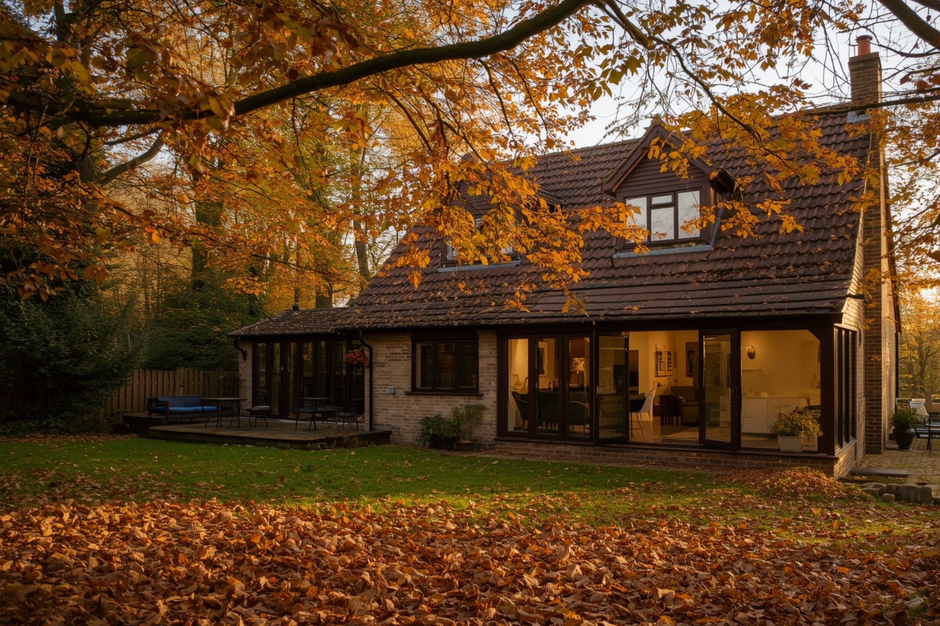 Completed kitchen extensions project in Hampshire