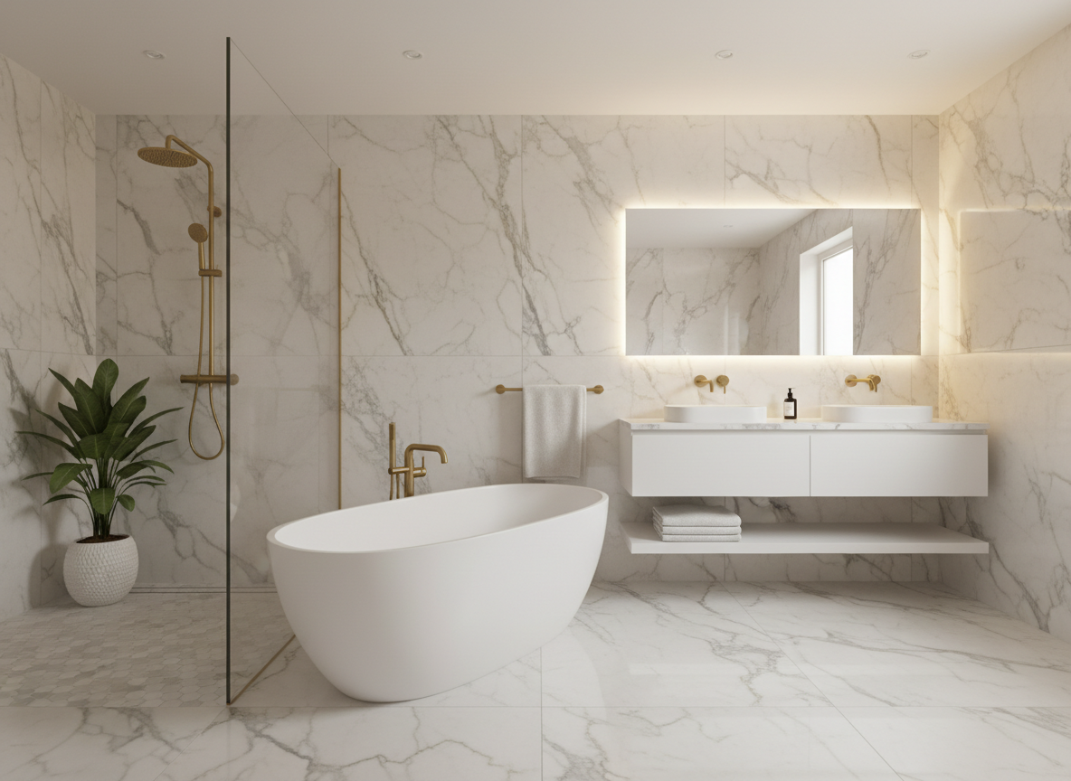 Luxury bathroom renovation