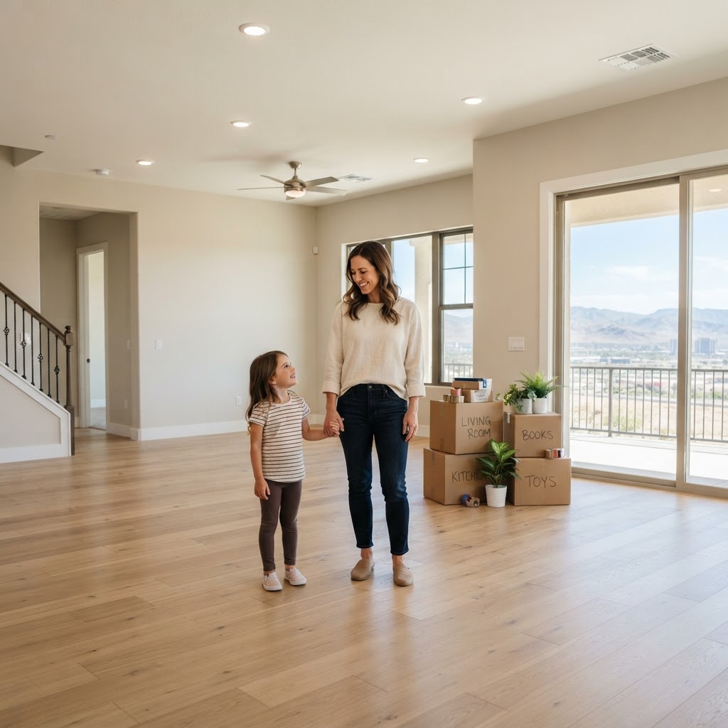 Moving into a new Las Vegas home
