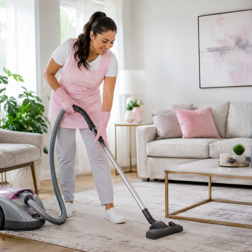 Touch-up cleaning after movers