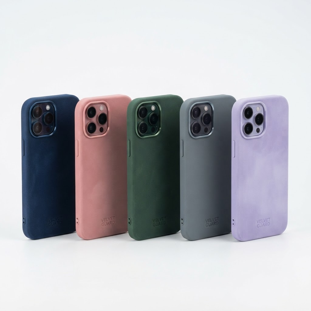KIT ATACADO – Case Silicone Aveludadas Premium 3