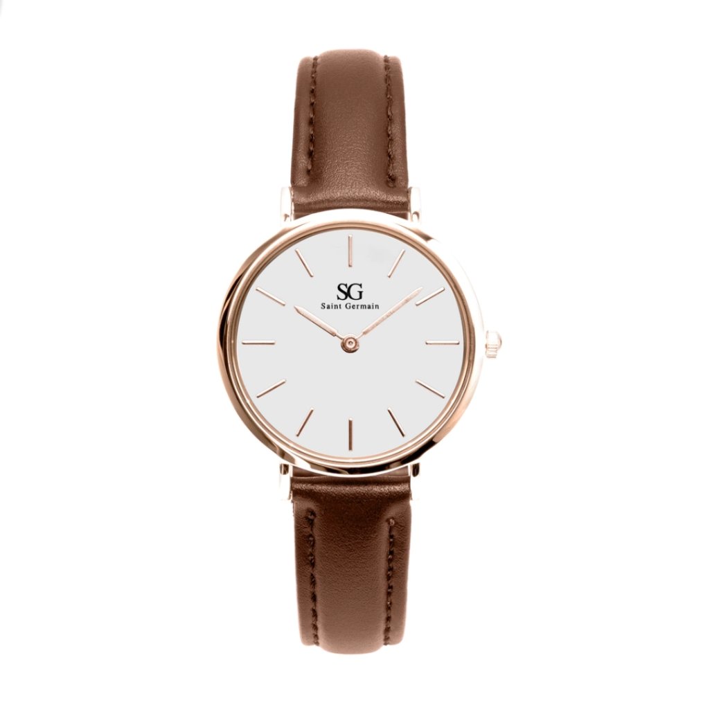 Relógio Feminino Elegante Couro