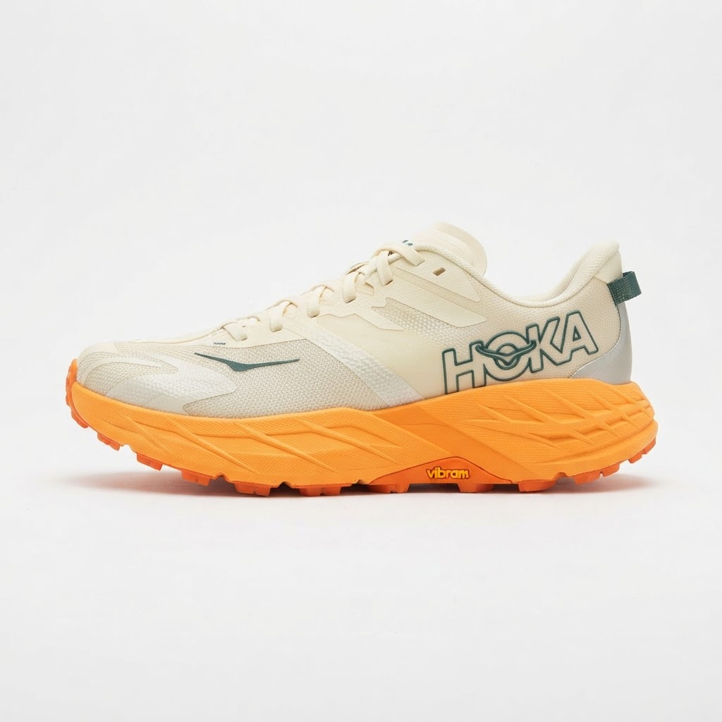 Hoka Speedgoat 6 (Cream/Orange)