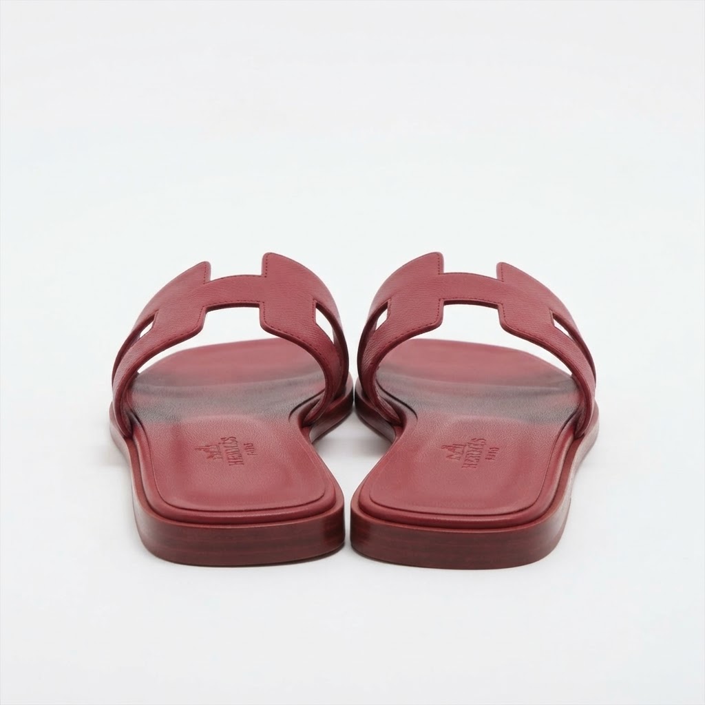 Hermès Oran Sandal (Red)